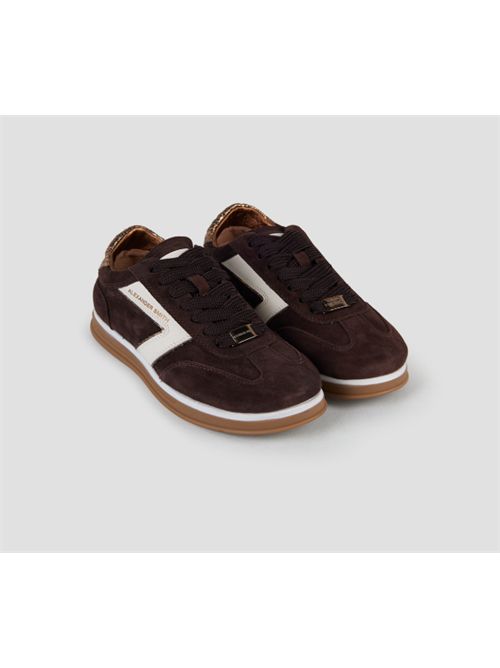 Sneakers Thames in camoscio e logo bianco Alexander Smith ALEXANDER SMITH | ASBETMW-9812-DBF
